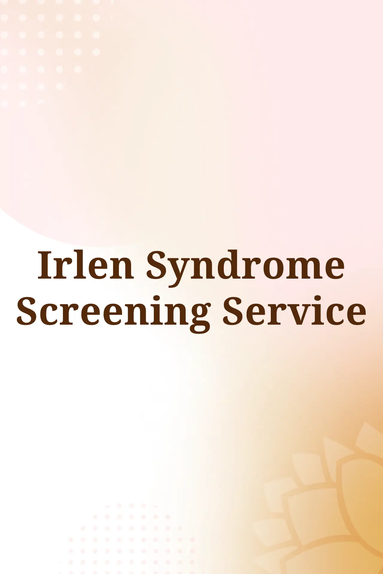 Irlen Syndrome Screening Service