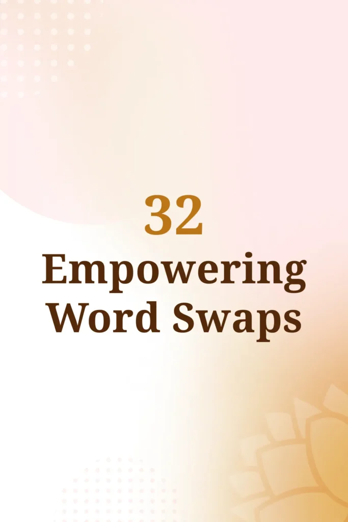 Word Swap Ideas Cards